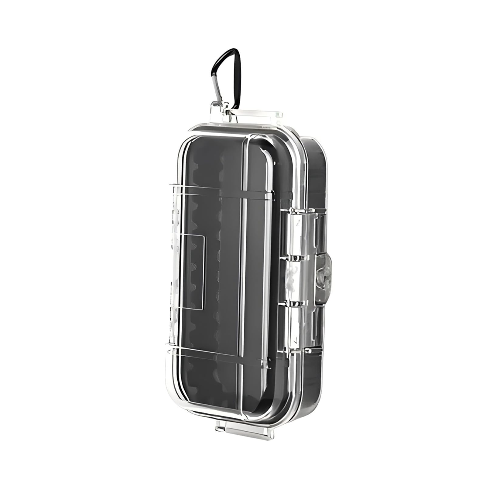 Aufgehen Waterproof Storage Case, Outdoor Sports Survival Equipment Sealed Box Dustproof Pressure Proof Dry Boxes for EDC Tools, Phone, Keys, Clear,
