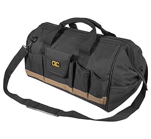 CLC Custom Leathercraft 1163 18-Inch Megamouth Tote Bag, 25 Pocket