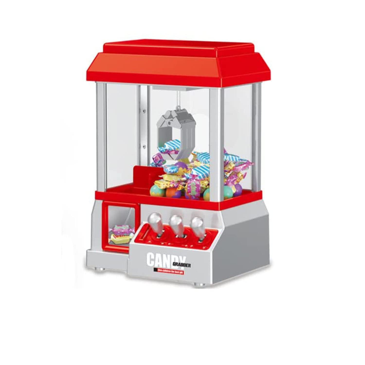 Beauenty DIY Doll Machine Kids Coin Operated Play Game Mini Claw Machines Music Doll Children Christmas Birthday Gifts (Style 2)