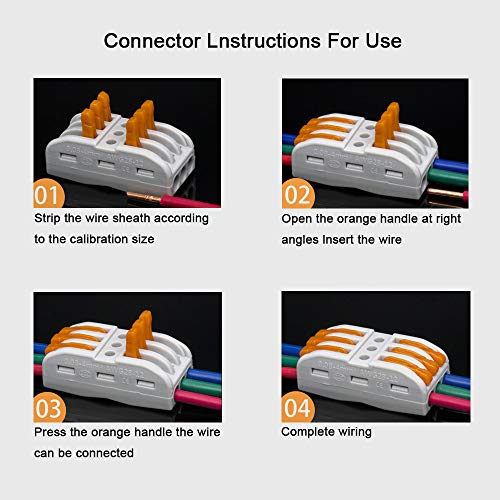 QitinDasen 12Pcs KV313 Leva-Dado Cavo Connettore