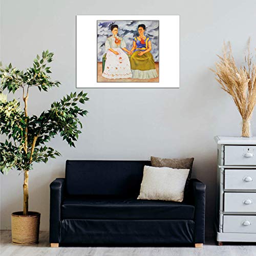 The Two Fridas Frida Kahlo impression d'art premium mat d'archivage