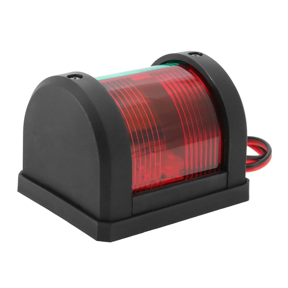 Luz de Navegación Marina Bicolor de 360 Grados, 12 V, para Barcos y, Resistente Al Agua
