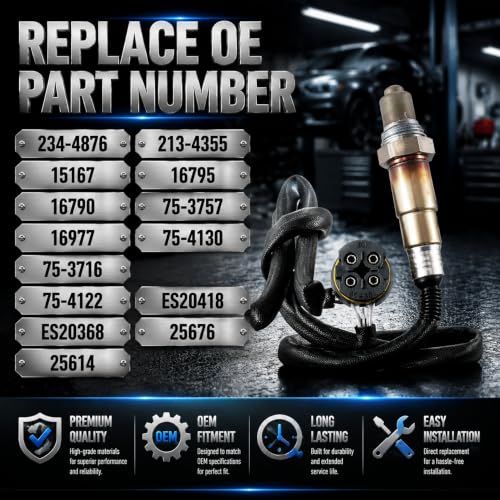 Sensor de Oxígeno Downstream Compatible con BMW 330I 335I 528I 535I 550I 650I 750I miniatura 2