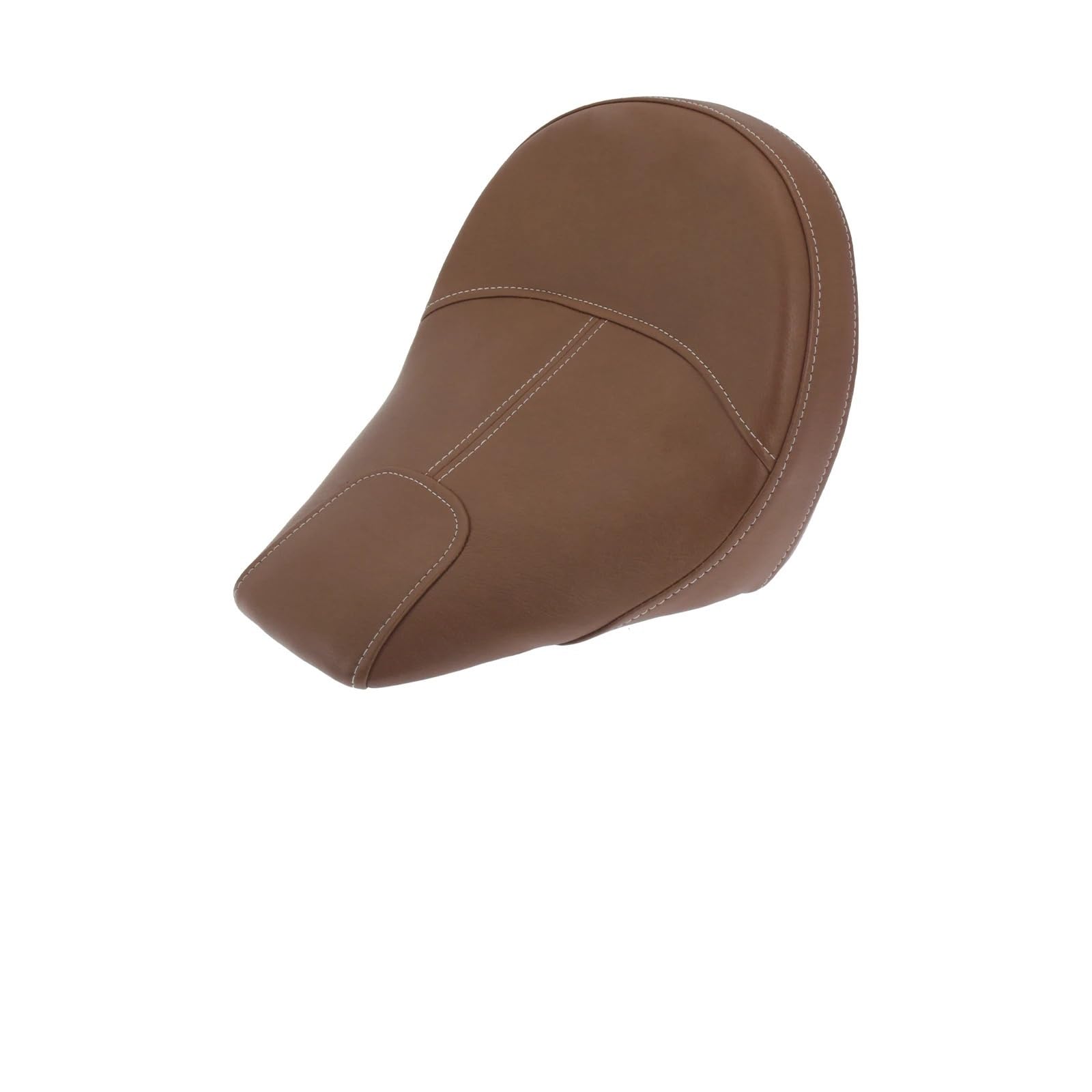 Selle Solo Moto Noir Marron - Siège Conducteur Indian Scout - 8