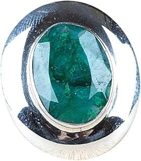 Emerald Ring, Sterling Silver Ring, Emerald Jewelry, May Birthstone Ring, Handcrafted Ring, Statement Ring, Healing Ring, Proposal Ring, Mother's Day Gift