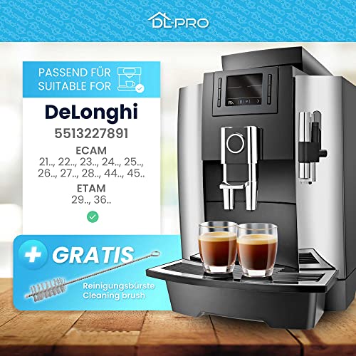 DL-pro Brühgruppe Brüheinheit für DeLonghi 5513227891 7313251451 mit Reinigungsbürste für ECAM ETAM PrimaDonna Magnifica… – Bild 3