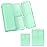 FYY 2 Pcs Daily Pill Organizer, 7 Compartments Portable Pill Case Travel Pill Organizer,[Folding Design] Pill Box for Purse Pocket to Hold Vitamins,Cod Liver Oil,Supplements and Medication-Green