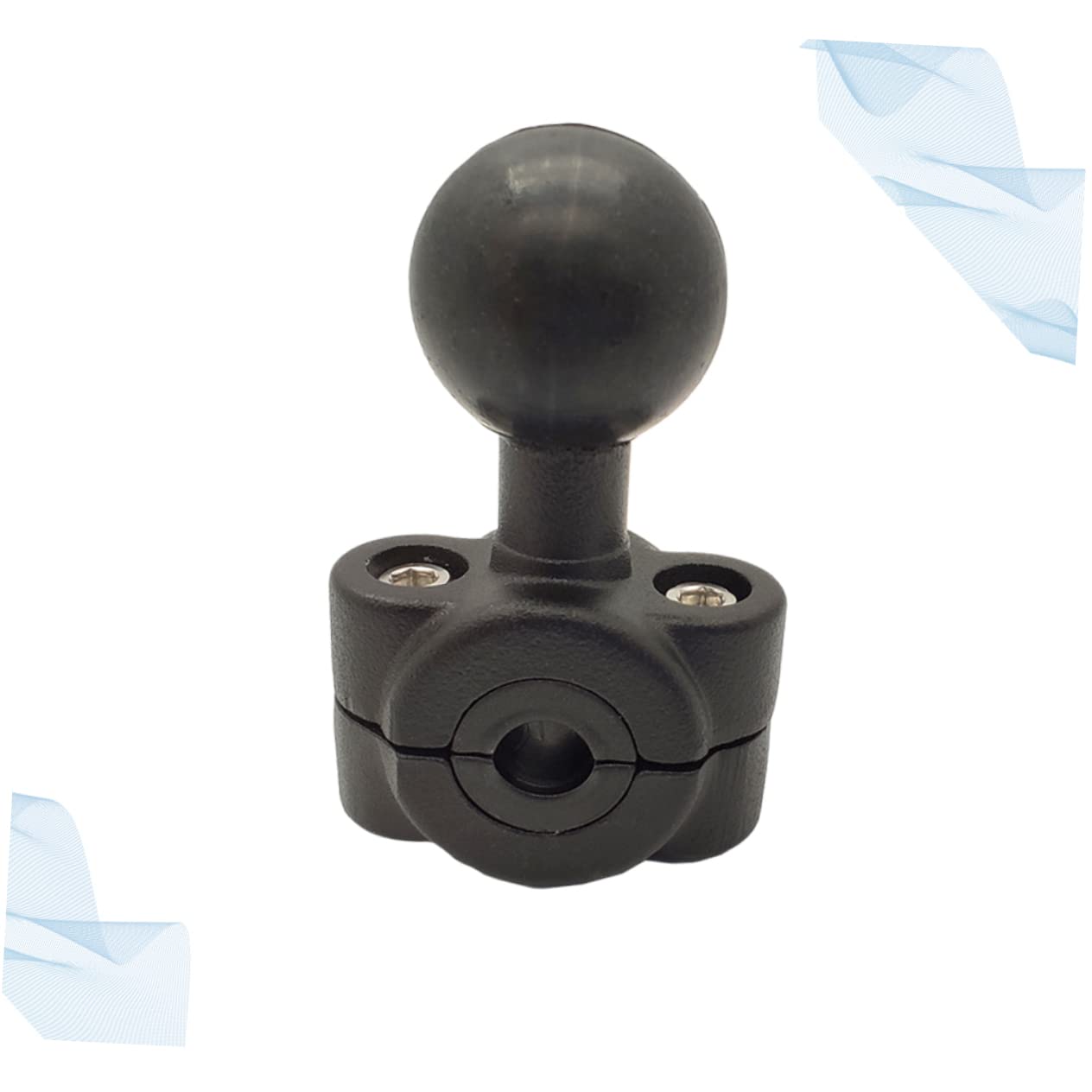 INOOMP 2pezzi Supporto Multifunzionale Per Cellulare Da Porta Gps Per Manubrio Montaggio Facile Design e Sicuro Nero