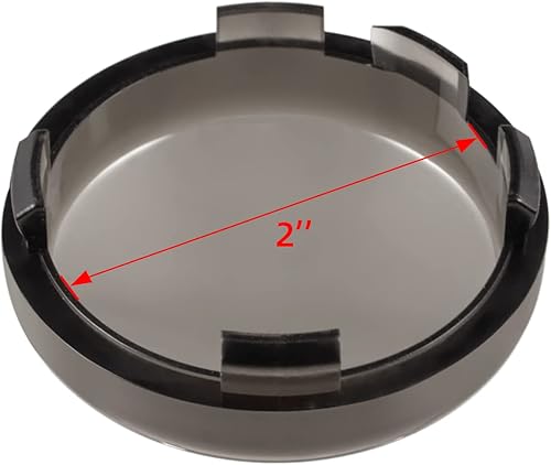 Miniatura 6 de Amazicha Cubierta de lente de luz de señal de giro de bala ahumada, lentes antiarañazos mejoradas compatibles con Harley Davidson Sportster,