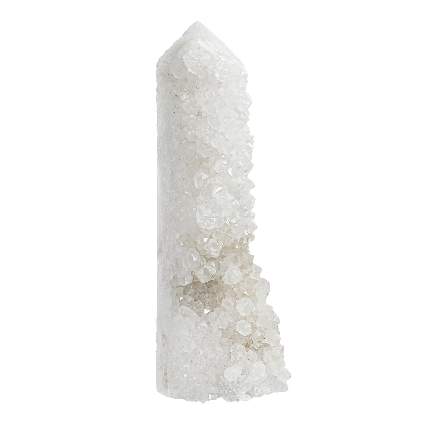 dssmboom Irregular Crystal Point Stone Wand for Meditation Rock Quartz Crystal Cluster Geode Tower for Home Decor Mineral Specimen, 3.94"-6.5"