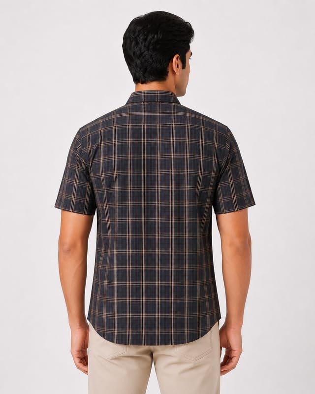 Image of Mens Half Sleeves Regular Shirt