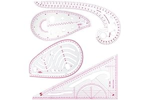 Fashion Clear Sewing French Curve Ruler Set