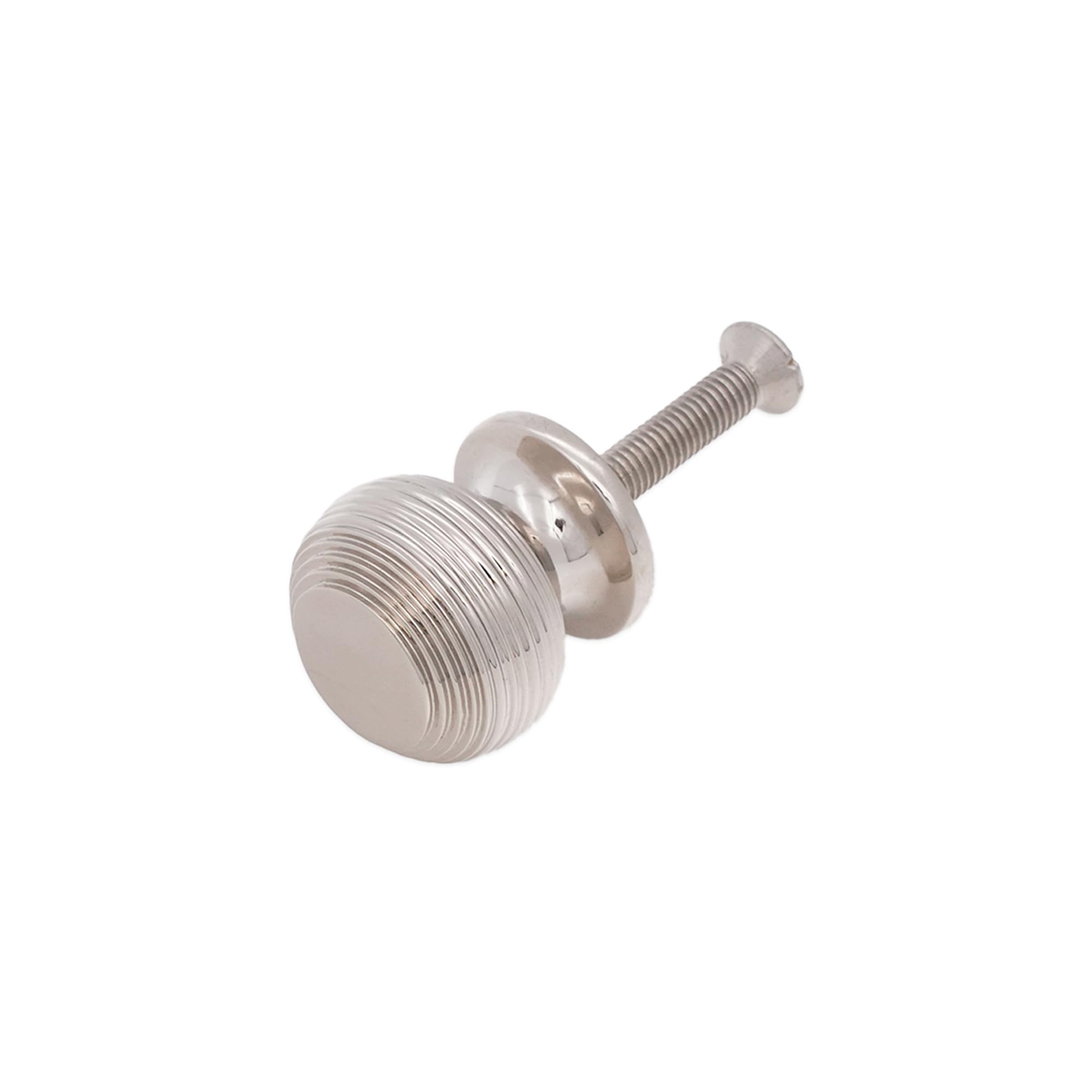 Infinity Decor Antique Beehive Bloxwich Old Style Cabinet Knobs Solid Brass/Nickel 30mm/ 40mm (30mm, Beehive, Polished Nickel)