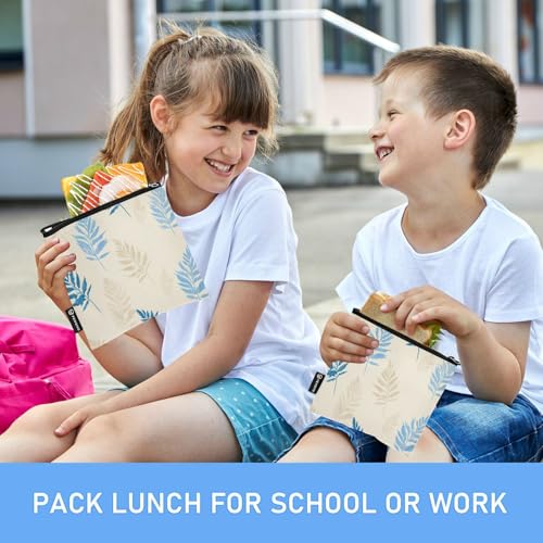 Bolsas Reutilizables para Sándwich Fern Baby Blue 3 Piezas miniatura 6