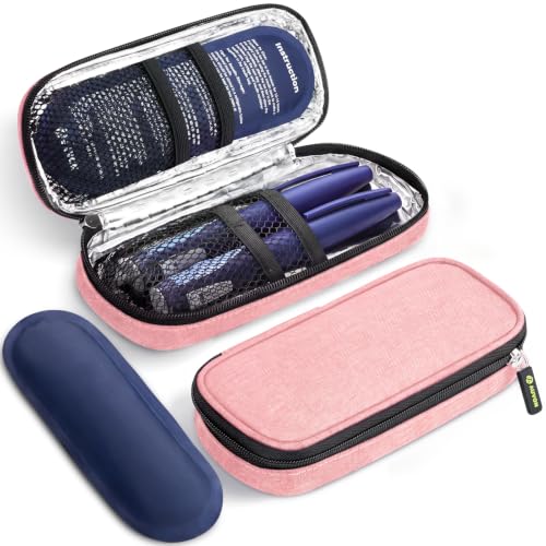Image of AUVON Lightweight Insulin Cooler Travel Case, 3-Layer Thickened Insulation