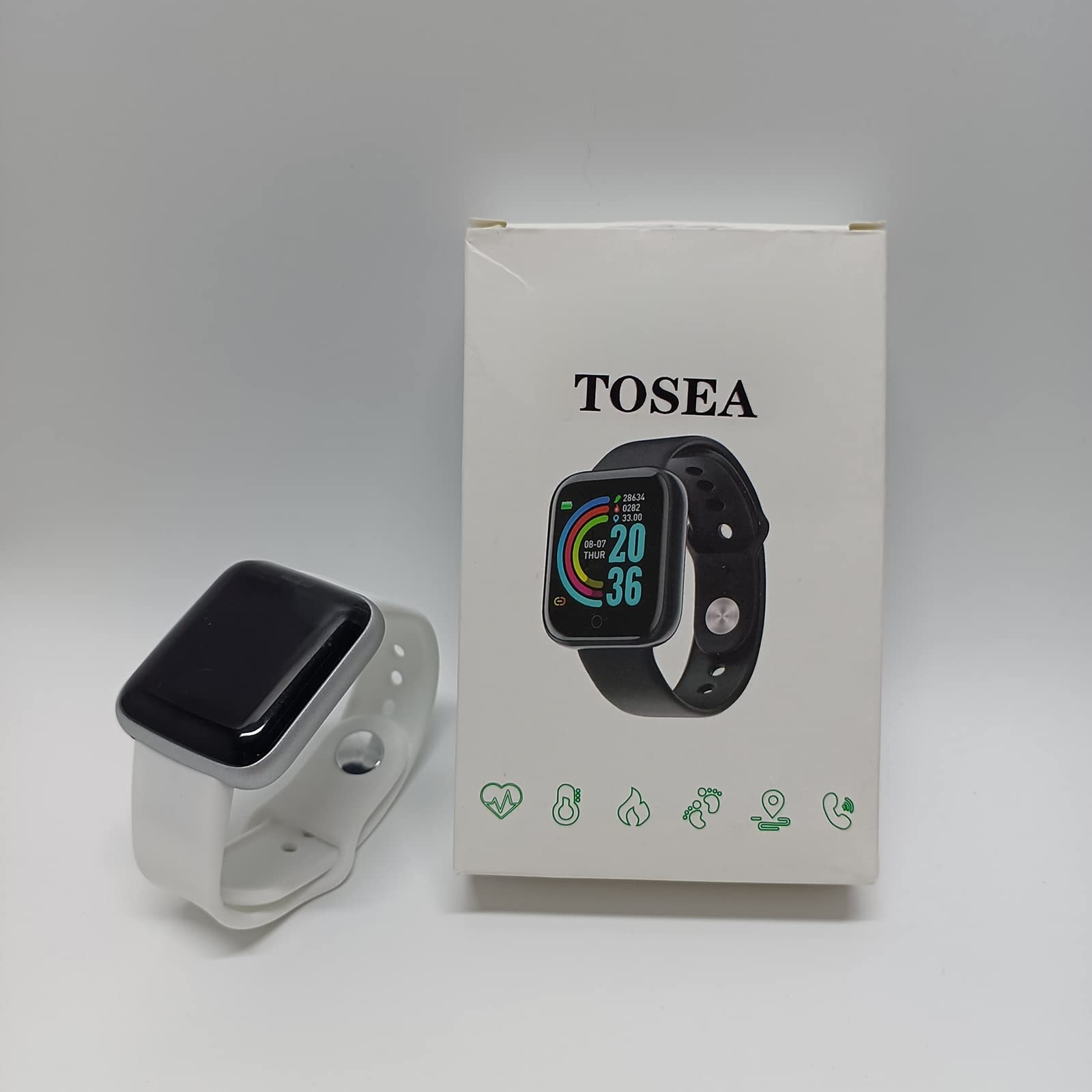 TOSEA Smartwatches,Smart Watch All-Touch Smart Watch,Smart Fitness Tracker Watch Suitable for Men and Women.