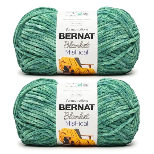 Bernat Blanket Mist-ical Spearmint 2 Pack of 300g Yarn