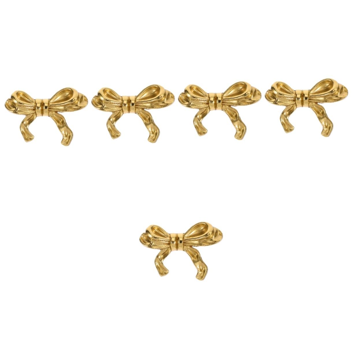 Poignée de commode design nœud Veemoon lot de 5 boutons de meuble