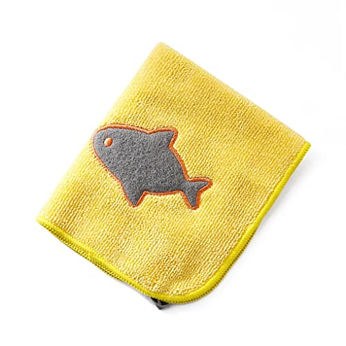 IOIUSKKU Paño de Cocina Grueso Absorbente para Colgar en la Pared, Platos Lavables, Platos de Tela, ollas, Trapo, Suministro de Toallas para el hogar, Pez