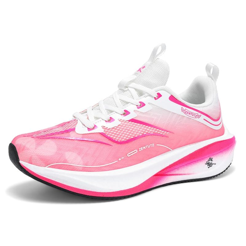 Men's Breathable Mesh Lace Up Lightweight Thick-Soled Running Shoes Suitable Sports Shoes for Walking Tennis and Daily Wear