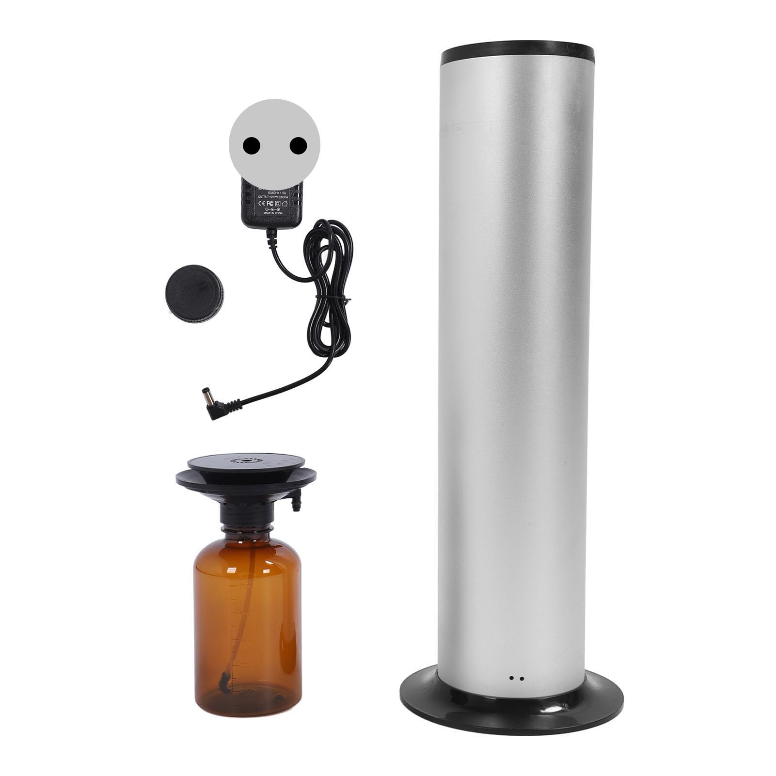 Fdit Difusor de Aceites Esenciales Bluetooth, de Difusión por Nebulización de Aire Frío para Hogar Oficina SPA, Difusor de Aromaterapia con Construcción de ABS 500ml (Enchufe de la UE)