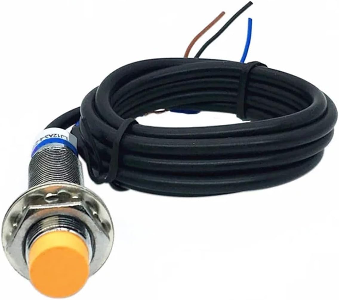 Proximity Switch LJC12A3-5-Z Cylindrical Capacitive Approach Sensor 5mm Detecting Distance AX BX AY by DC 6-36V(LJC12A3-5-Z-AY)