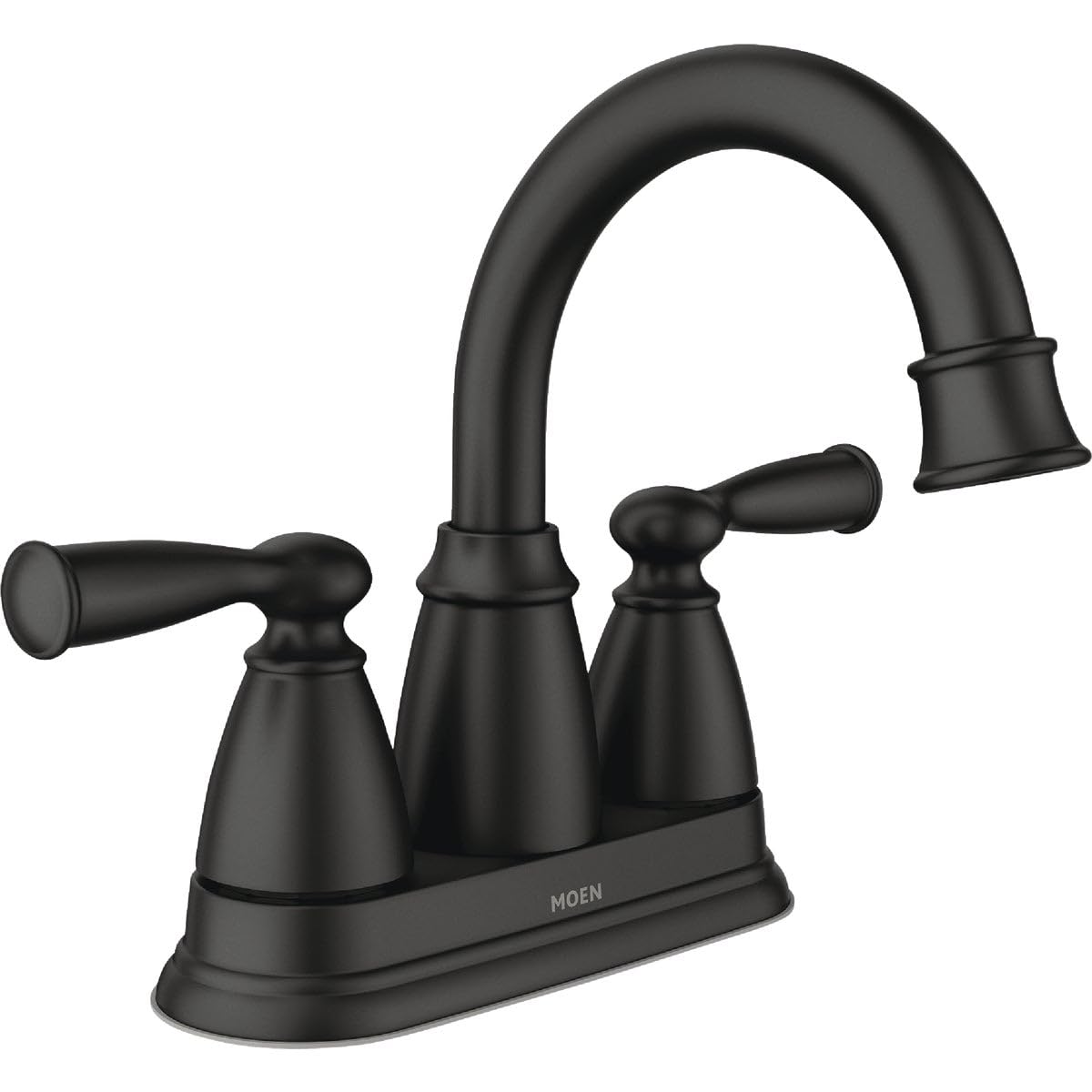 Moen 84943BL Mitigeur de luxe noir mat design traditionnel