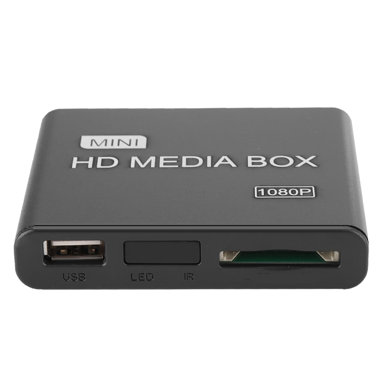 Garsent Lecteur Multimédia HDMI, Mini 1080P Full HD Lecteur Vidéo Multimédia Numérique Support Carte SD/MMC, Disque U, Disque Dur Périphériques de Diffusion Multimédia Multiples.(EU)