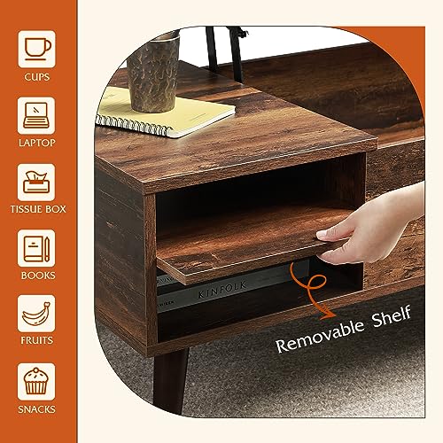 WLIVE Rising Lift Top Coffee Table