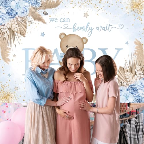 Fondo para Baby Shower Mocsicka Azul 240x180 cm miniatura 7