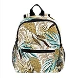 →【Verstellbare Träger】 Der Schultergurt des Kleinkindrucksacks ist verdickt, um Stress abzubauen und die Schultern bequemer zu machen. Einfache Einstellung der Riemenlänge. 2 Seitentaschen, Platz für Kindertassen oder -flaschen, süße Schulrucksäcke bequem und umweltfreundlich.