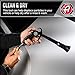Adam's Tornado Interior Cleaning Tool W/Swivel - Professional High Powered Air Blower Blaster Cleaning Blower Gun for Quick Auot Interior Car Detailing, Drying, Cleaning, Removing Dirt, Dust & Debris
