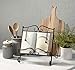 Tripar Swirl Design Metal Cookbook Stand for Cookbooks, Tablets, Recipes, Portable, Adjustable, Free Standing