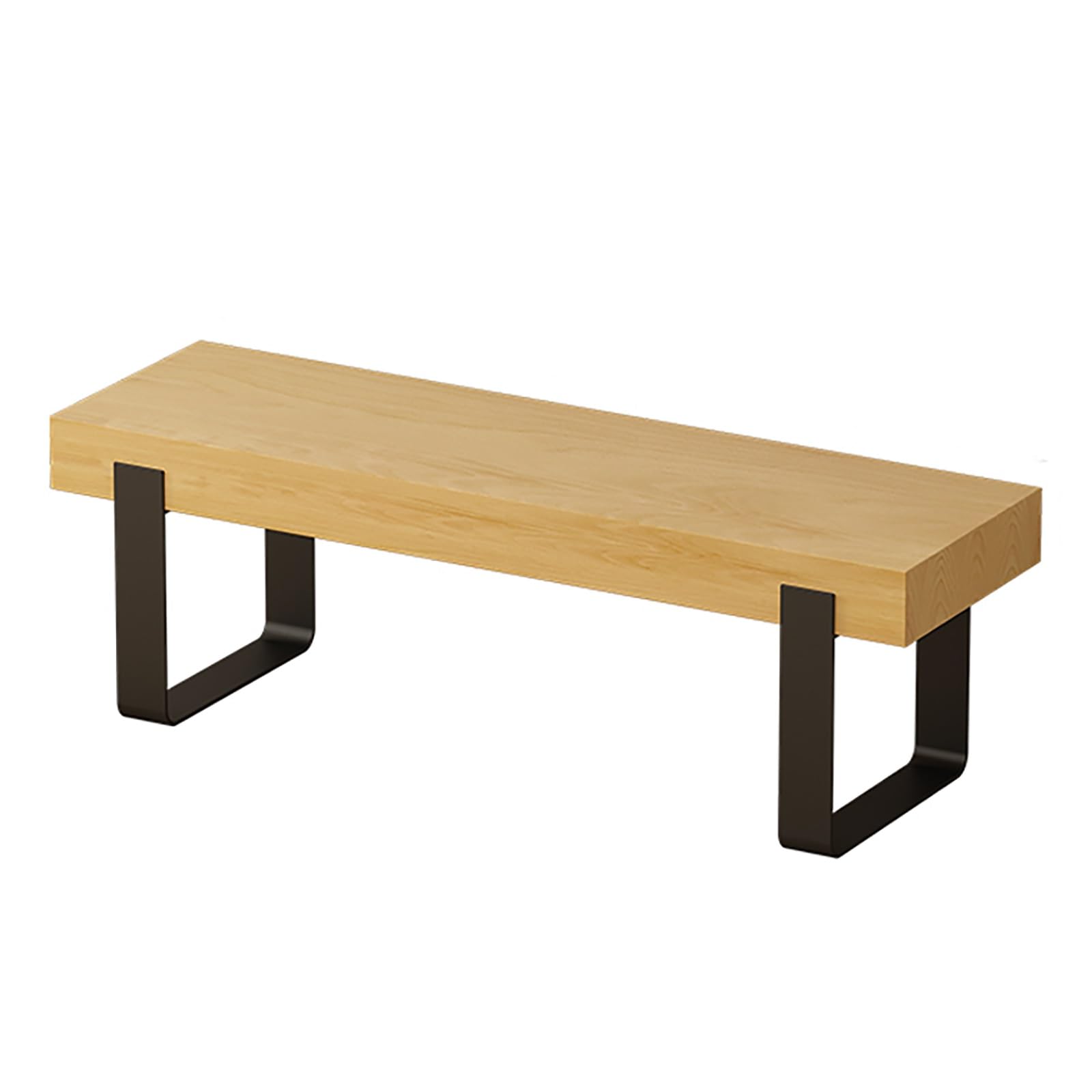Meuble élégant et fonctionnel avec banc d'entrée en bois massif