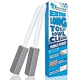 [2 Pack] Pumice Stone for Toilet Cleaning, Pumice Cleaning Stone Toilet Bowl with Extra Long Handle