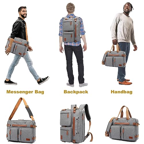 Image of Molnia 3 in 1 Laptop Backpack,17.3 inch Computer Bags for Men, Briefcases For Men, For Travel Bussiness School Men Women