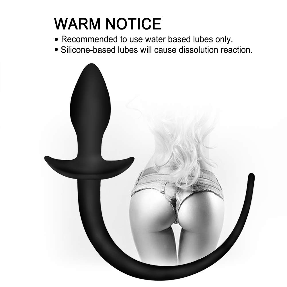Amazon.com: YiFeng Butt Plug Silicone Anal Plug with Dog Puppy Tails :  Health & Household