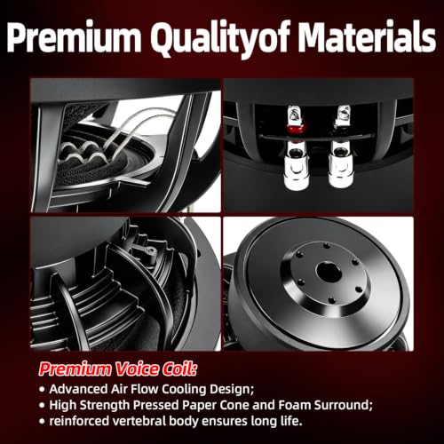 Image of 10 in Subwoofers 2000W 4 Ohm SPL 10 Inch Car Sub Woofes