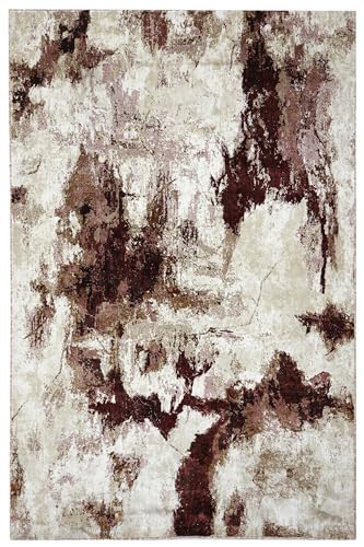 Image of Super Soft Art Collection Abstract Modern Classical Design Carpets Highest Density Silk Carpets for Home Living Room Bedroom /Hall (8x11-Multi Vintage J)