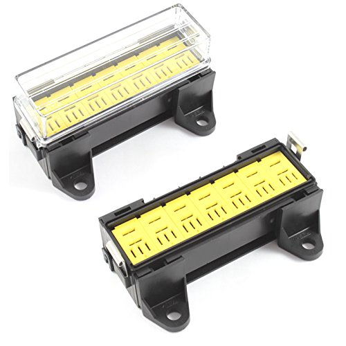 Buy Relay Box 7 Way for Micro Relays Holder / Block 12v / 24v Car HGV 4