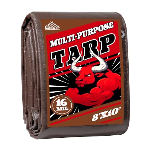 Mvpnet 2.4x3m Braune Mehrzweckplane