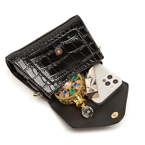 Image of Women's Summer Mini Crossbody Bags, Top Handle Clutch Handbag, Trendy Cute Purse
