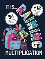 It Is Raining... Multiplication: Math Coloring Workbook (Color-by-Number Multiplication Workbooks) B0CWJ4BFPS Book Cover