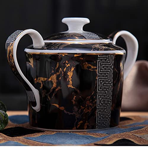 Nfguy Coffee Set Porcelain Tea Set Ceramic Mug Pot Sugar Bowl Creamer Teapot Teatime Party Drinkware #TOP3