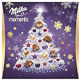 Assortiment festif de chocolats au lait fourrés et de chocolats au lait aux noisettes entières