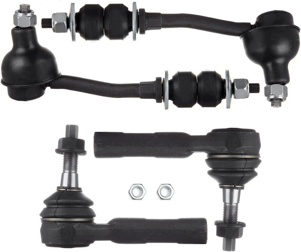 SCITOO 8-PC SET Suspension Kit For Dodge Dakota For Dodge For Durango Front Outer Tie Rod End Front Sway Bar End Link
