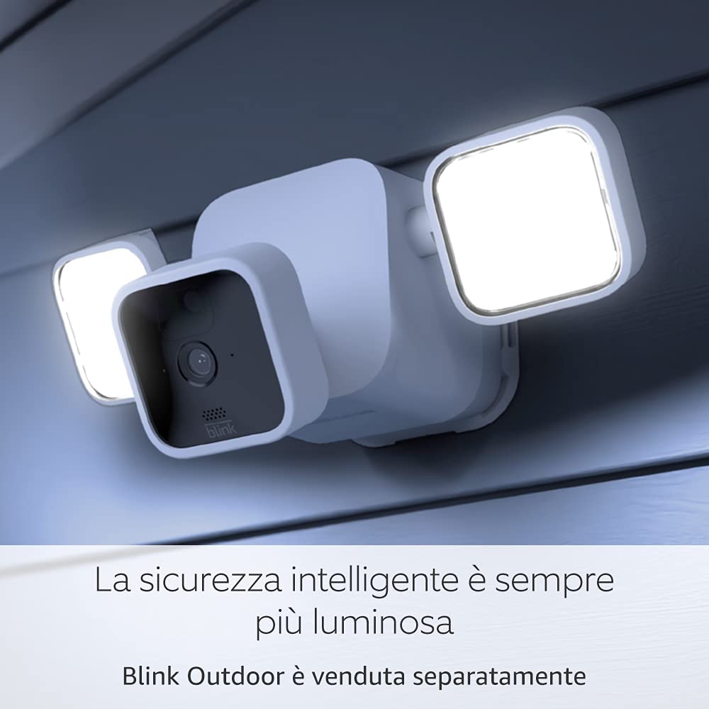 Blink Floodlight Mount | Supporto con faretti per videocamera Blink Outdoor | Bianco