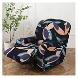 Funda para Sillón Relax Reclinable Elástica con Bolsillo Lateral Cubiertas Protectora de Butacas para el Hogar/Sala de Estar/Teatro/Oficina,Fundas Decorativa para Sillón/Butaca 1 Plaza ( Color : #19 )