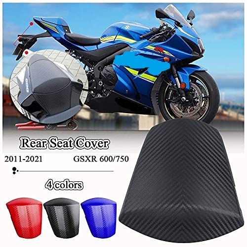 【Ship From Us】Motocycle Parts Carbon Pattern Rear Solo Seat Cowl Cover For 2011 2012 2013 2014 2015 2016 2017 2018 2019 2020 Gsxr Gsx-R Gsx R 600 750 Gsxr600 Gsxr750 (Matte Black) #TOP1
