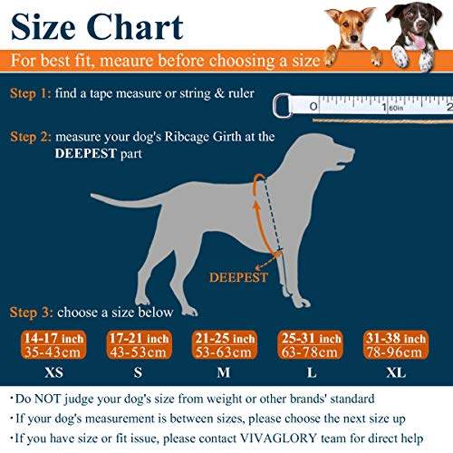 VIVAGLORY Rip Stop Dog Life Jacket, Buoyancy Aid with Handle, Buoyancy for Doggy Dog Life Jacket for Swimming & Boating, M - Image 2